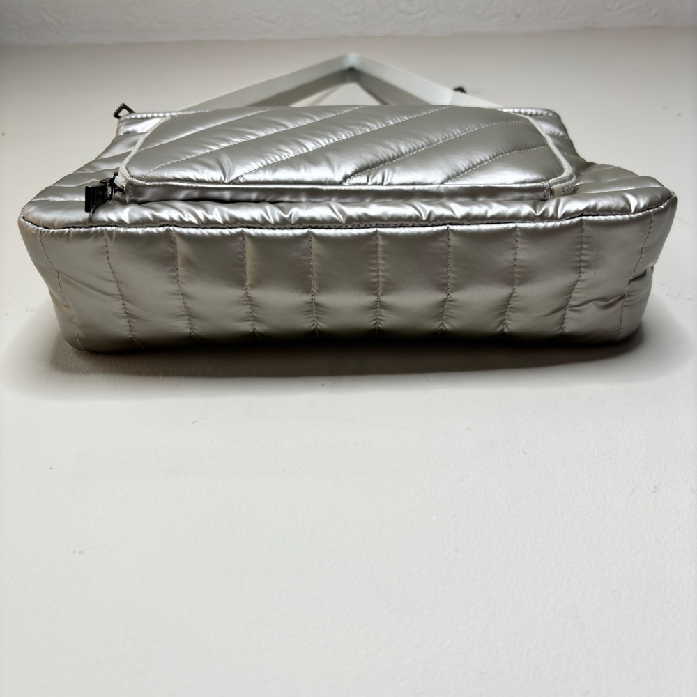 THINK ROYLN Silver Quilted Crossbody Bag - Picture 5 of 14